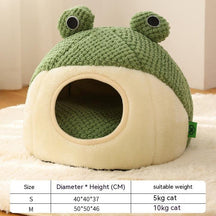 Little Frog Series Warm Nest For Small Cats & Dogs Within 5KG - Purrfect Pets