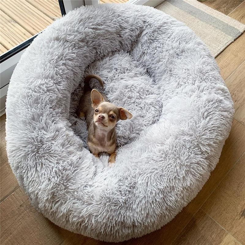 Super Soft Washable Long Plush Pet Bed - Purrfect Pets