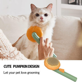 Pet Pumpkin Self Cleaning Brush - Purrfect Pets