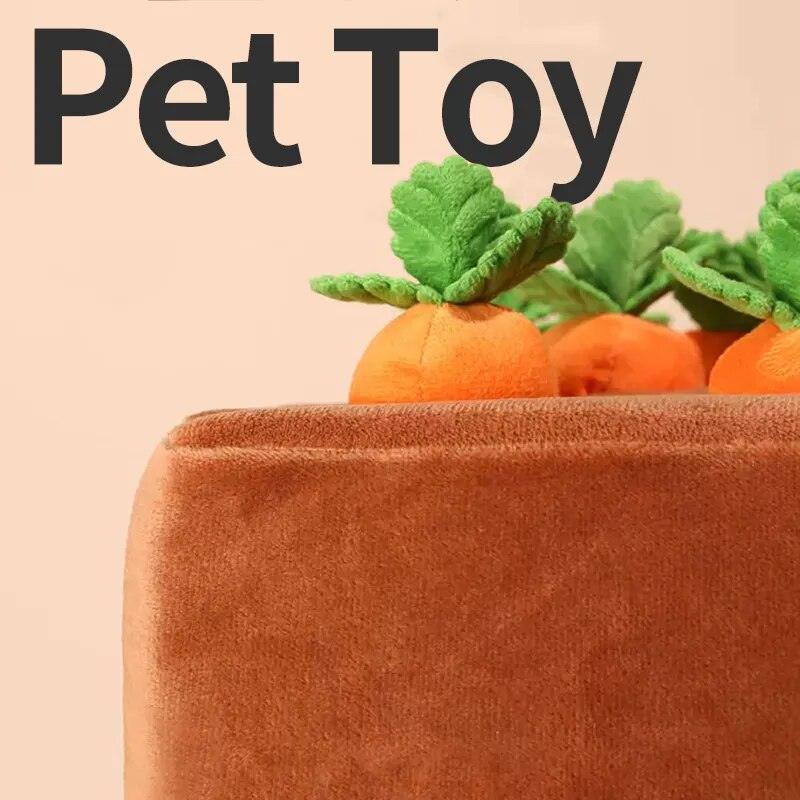 Chew-rrot Delight: Plush Dental Fun for Paws and Jaws!" - Purrfect Pets