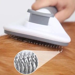  PurrfectGroom Self-Cleaning Pet Hair Remover Brush - Purrfect Pets