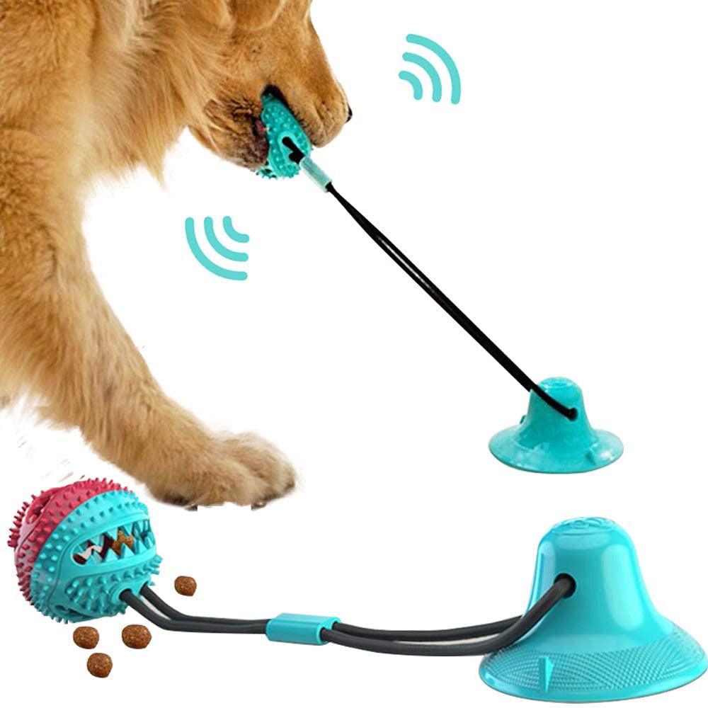 Silicon Suction Cup Tug Interactive Dog Ball Toy For Pet - Purrfect Pets