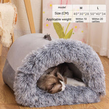 Splicing Portable Pet Bed Portable Warm - Purrfect Pets