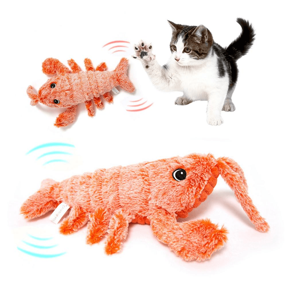Electric Jumping Shrimp USB Charging Simulation Lobster Toys - Purrfect Pets